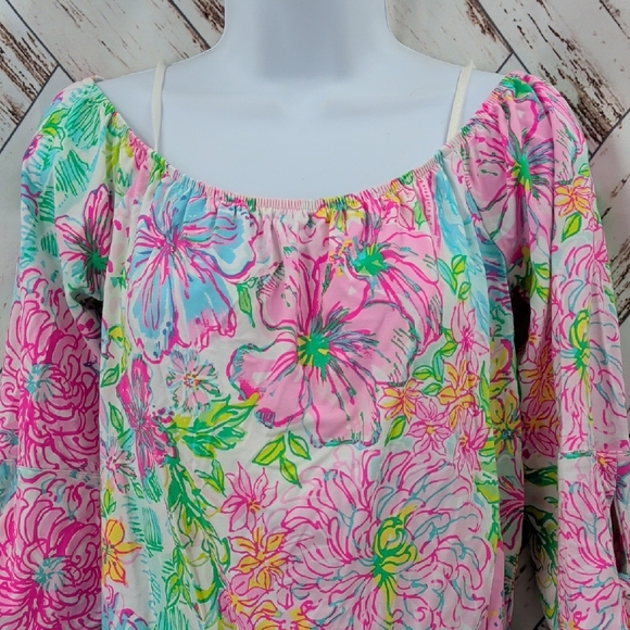 Lilly Pulitzer Lana Dress Skort Romper in Paradise Found - Picture 3 of 9